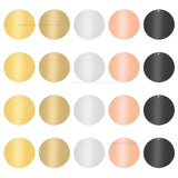 1 Loop Round Shiny Finish Metal Art | Size : 40mm | Qty : 100g | MF28