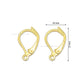 Earring Hooks Leverback Mango Bali | Size : 17mm | 100pcs | EF01