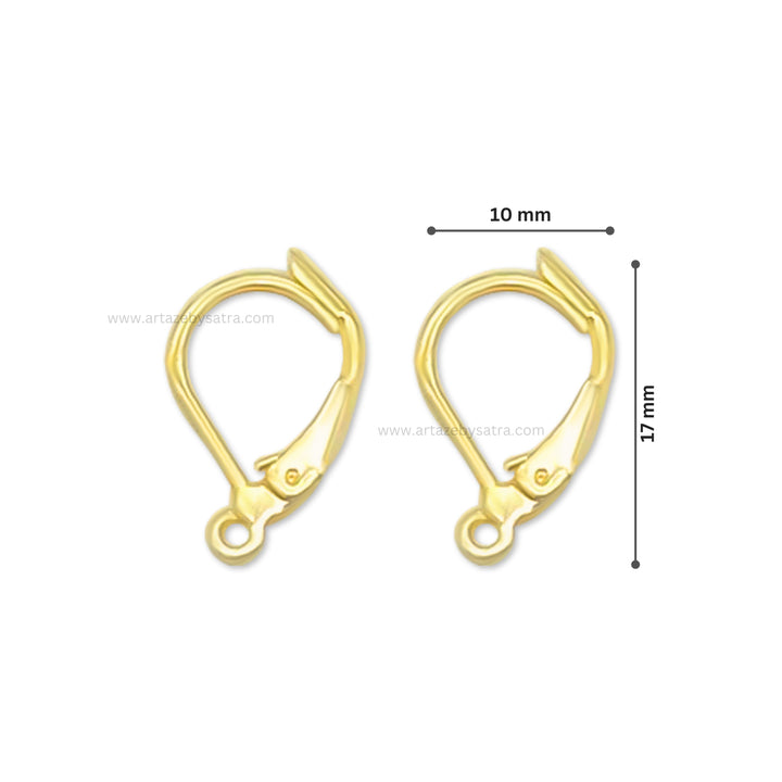 Earring Hooks Leverback Mango Bali | Size : 17mm | 100pcs | EF01