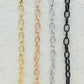 Aluminium Chain | Size : W-7mm H-11mm | Qty : 1mtr | JT-19-35-41