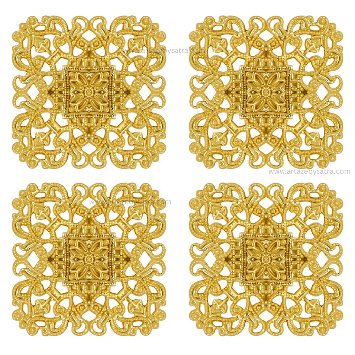 Square Metal Art Base | Size : 40mm | 100g | MA27
