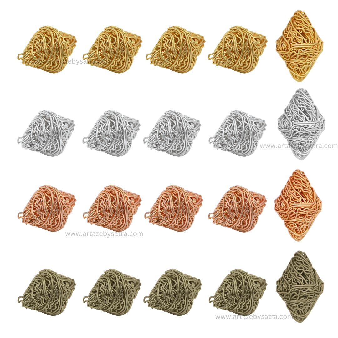 Wire Jewellery Design | Size : 25mm | 10pcs | WR27