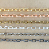 Iron Oval Chain | Size : H-6mm W-10mm | Qty : 100g | IC07