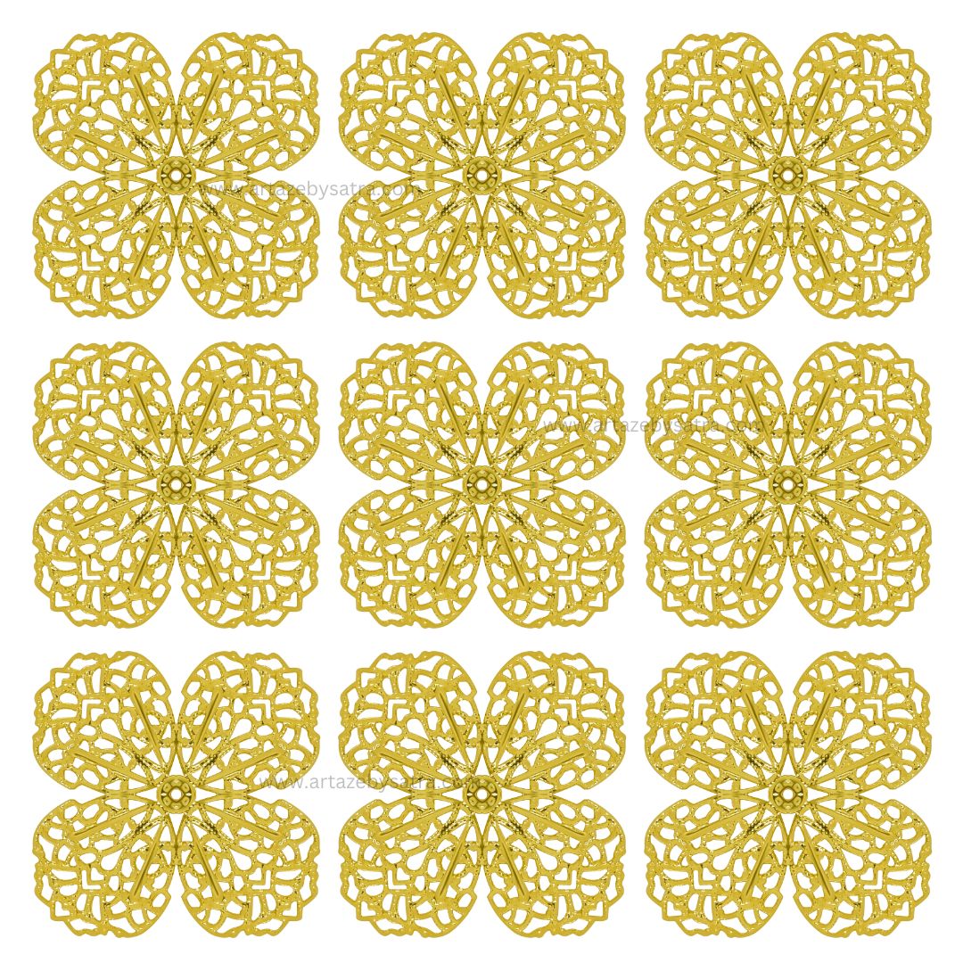 Square Metal Art Base | Size : 43mm | Qty : 100g | MA28
