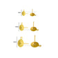 Earring Posts Studs with Ring | Qty : 100g | EF28