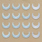 Moon AB Plastic Pearl (No Hole) | Size : 7mm | Qty : 50pcs | PPB75
