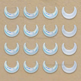 Moon AB Plastic Pearl (No Hole) | Size : 7mm | Qty : 50pcs | PPB75