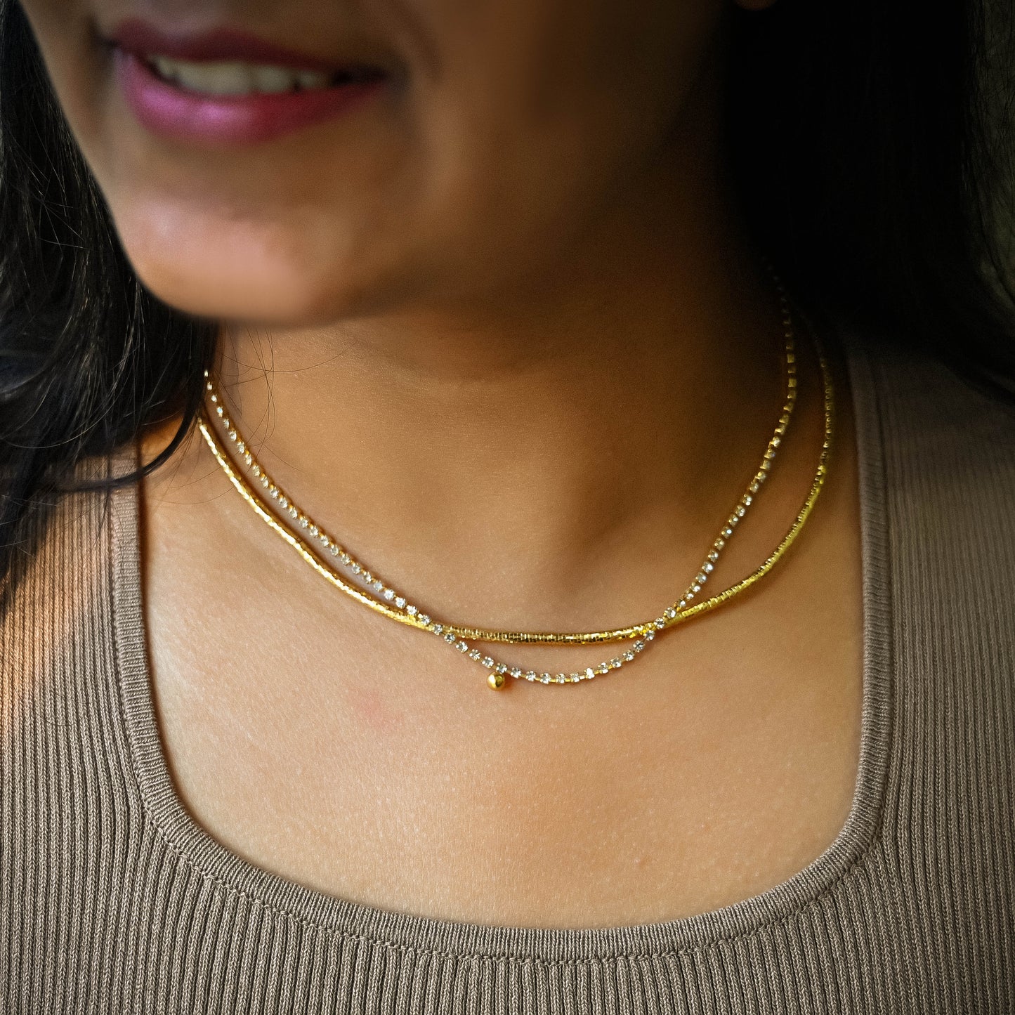 Brass Designer Choker | 18k Gold Plated (High Quality) | Qty : 1pc | DC28