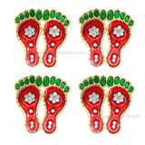 Shubh Laxmi Charan (pagla set) | Size : 42mm,50mm