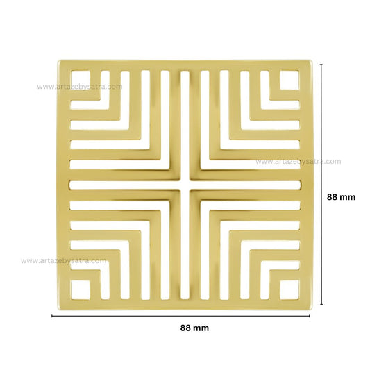 Square Metal Art Base | Size : 88mm | Qty : 100g | F-13-26 | MA29
