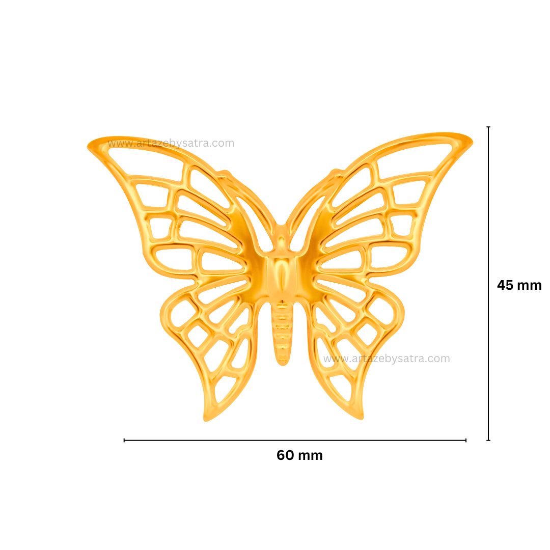 Butterfly Metal Art | Size : 45mm | Qty : 20pcs | F-7-5 | MA02