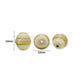 Oval Cream Enamel Filigree Beads | Size : 12mm | PB97