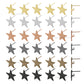 Star Shape Metal Base Earring Stud | Size : 17mm | Qty : 6pcs-3 pair | EF81