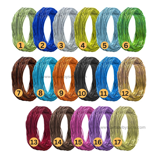 Wire Crafts Multi-Colored Aluminum Craft Wire | Qty : 50g roll | Size : 1mm