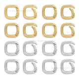 Square Alloy Spring Gate Carabiners | Size : 21mm | Qty : 6pcs | BF125