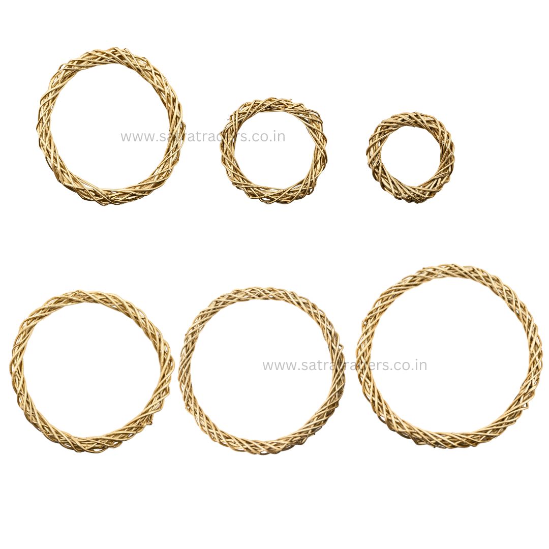 Wooden Wreath Decorative Ring | Qty : 1pc