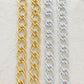 Aluminium Chain | Size : W-17mm H-23mm | Qty : 1mtr | JT-19-35-23