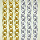 Metallic Mask Acrylic Chain Oval | Size : H-27mm W-22mm | Qty : 1mtr | AC20