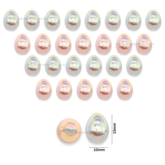 Uncut Stone Beads | Size : 15mm | Qty : 6pcs | UC30