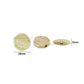 Round with Gold Band Beads | Size : 18mm | PB105