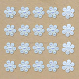 Flower AB Plastic Pearl (No Hole) | Size : 11mm | Qty : 50pcs | PPB76