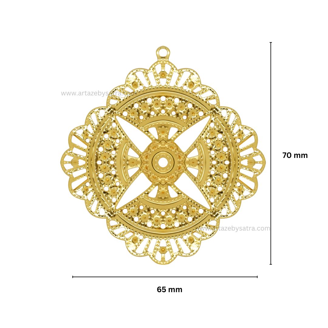 Square Metal Art Base | Size : 70mm | 100g | F-14-35 | MA31