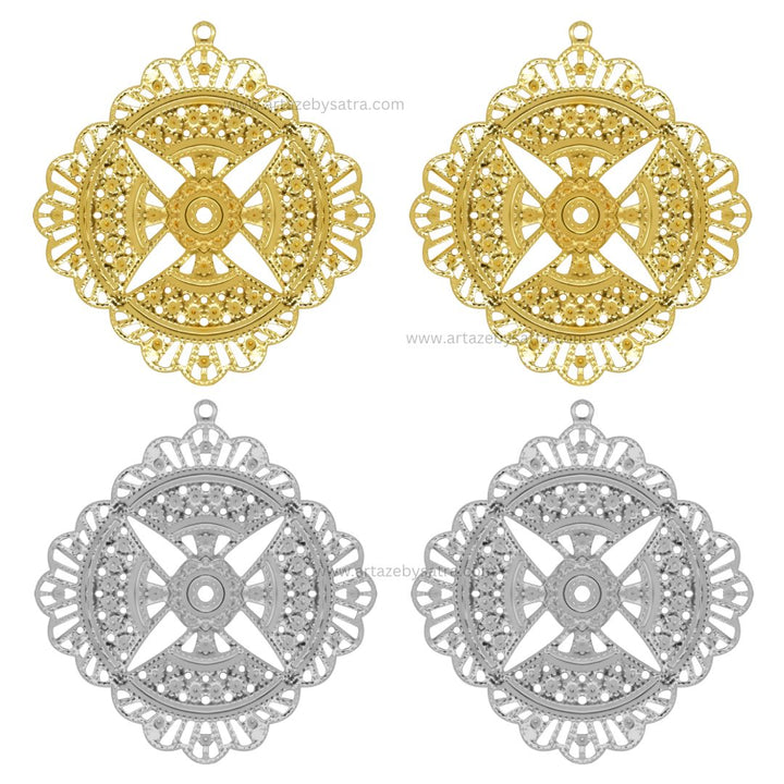Square Metal Art Base | Size : 70mm | 100g | F-14-35 | MA31