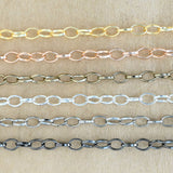 Iron Oval Chain | Size : H-6mm W-8mm | Qty : 100g | IC08