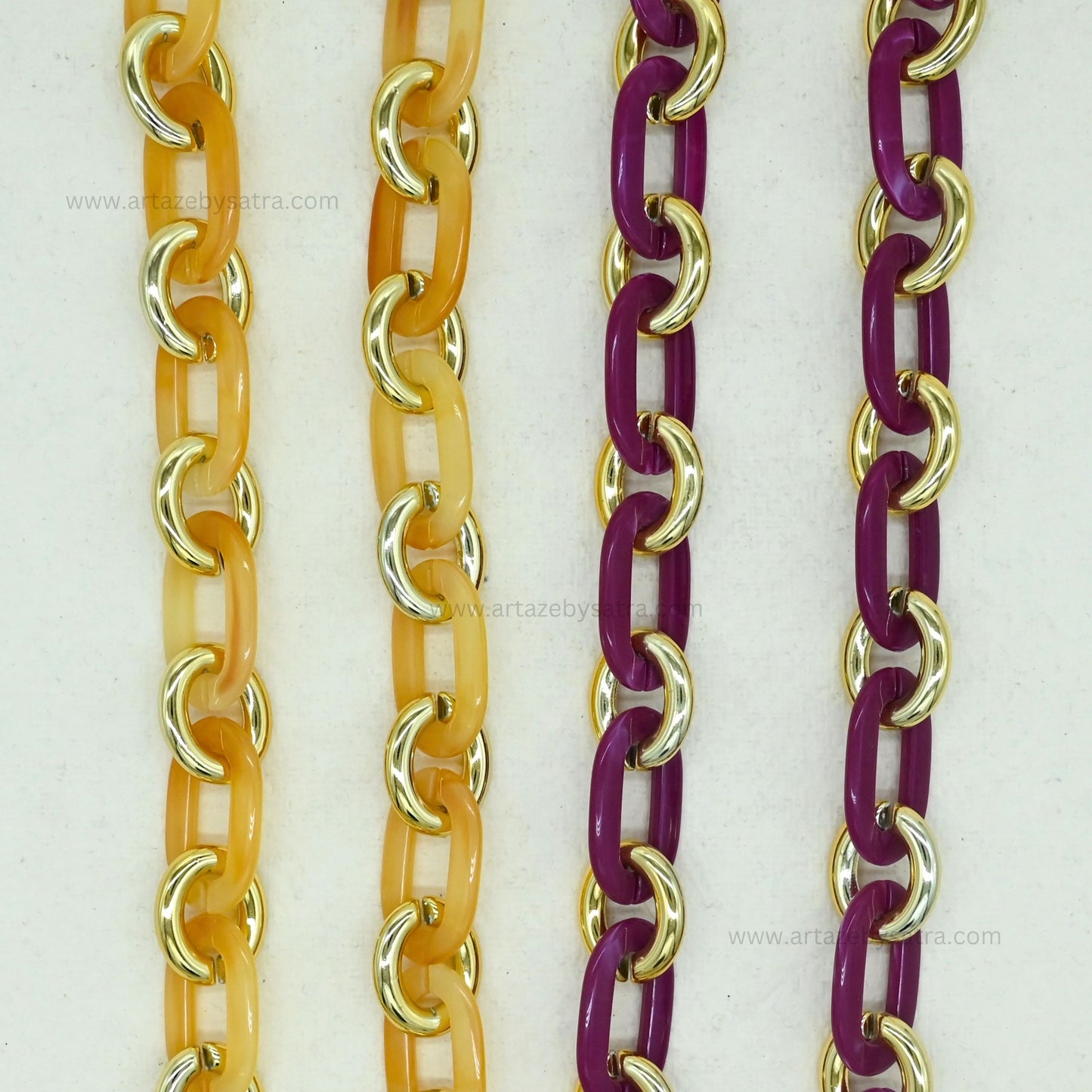 Acrylic Chains H-21mm-W-37mm | Qty : 1mtr | AC18