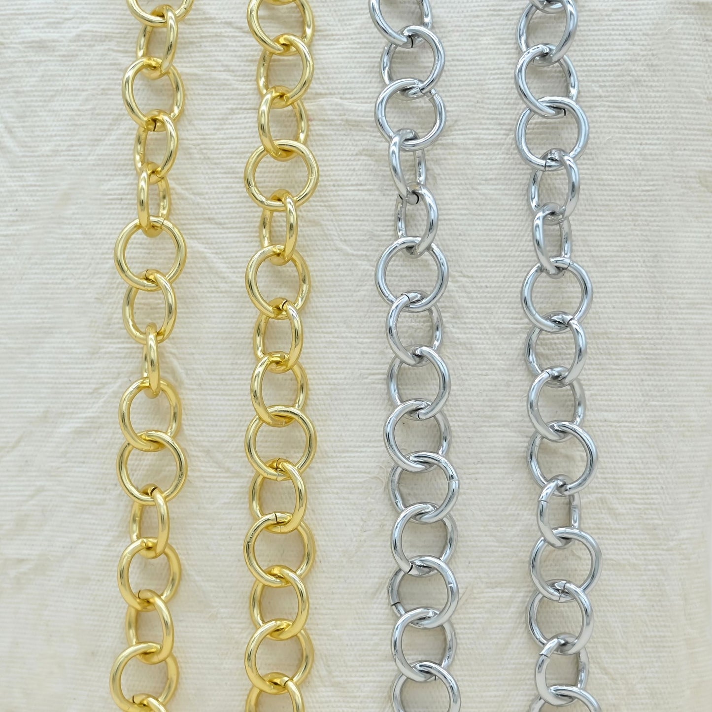 Aluminium Chain | Size : W-15mm H-15mm | Qty : 1mtr | JT-19-35-9