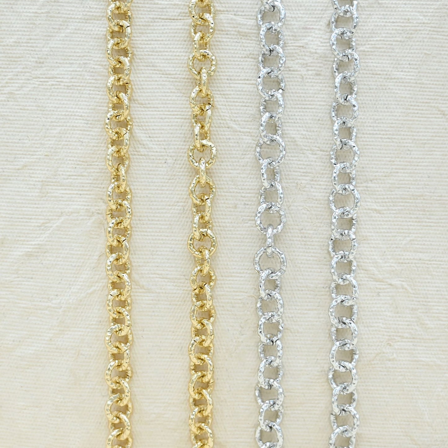 Aluminium Chain | Size : W-8mm H-8mm | Qty : 1mtr | JT-19-35-24