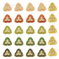 Meenakari Kundan Beads | Size : 22mm | Qty : 6pcs | C-349