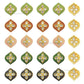 Meenakari Kundan Beads | Size : 20mm | Qty : 12pcs | C-348