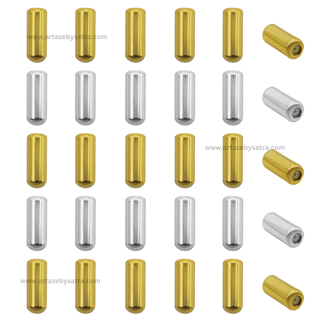 Bullet Lock Stoppers End Cap With Silicone Plug | Size : 10mm | Qty : 100pcs | BP06