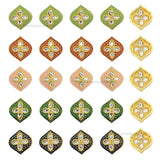 Meenakari Kundan Beads | Size : 20mm | Qty : 12pcs | C-348