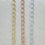 Aluminium Chain | Size : W-10mm H-15mm | Qty : 1mtr | JT-9-17-1