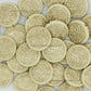 Round with Gold Band Beads | Size : 25mm | PB39