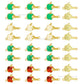 Apple Bro Meenakari Kundan Beads | Size : 14mm | Qty : 12pcs | MKB36