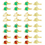 Apple Bro Meenakari Kundan Beads | Size : 14mm | Qty : 12pcs | MKB36