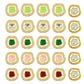 Meenakari Kundan Beads | Size : 18mm | Qty : 12pcs | MKB41