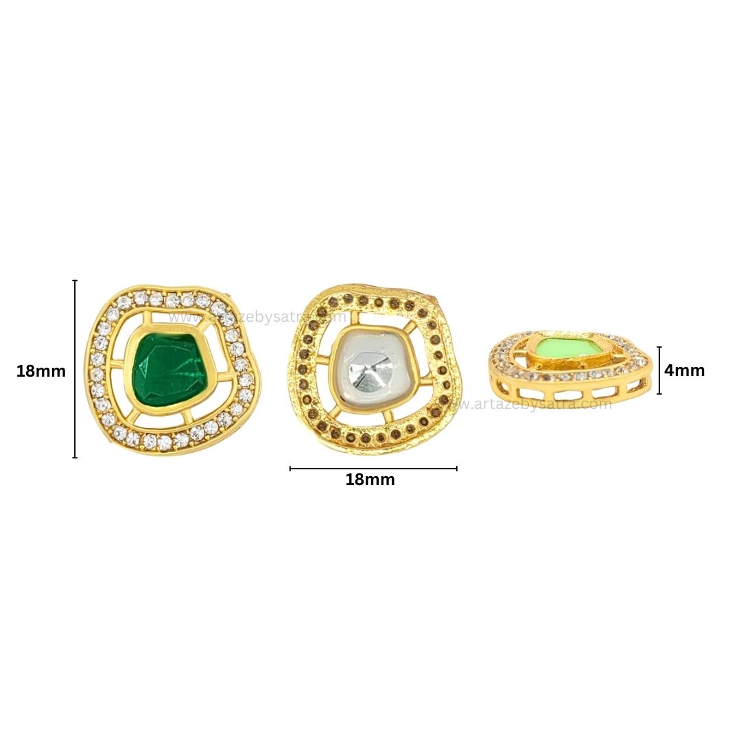 Meenakari Combo Packs | Size : 18mm | Qty : 10pcs (all color 2pcs) | MKB41a