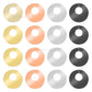 2 Loop Round Shiny Finish Metal Art | Size : 40mm | Qty : 100g | MF24