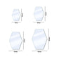 Hexagon Shape Mirror | Qty : 200grms | M11