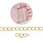 Aluminium Chain | Size : W-10mm H-15mm | Qty : 1mtr | JT-9-17-1