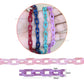 Acrylic Link Chains Oval Size : 9mm | 1mtr | AC15