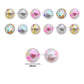 Assorted Tie-Dye Splatter Painted Pearl Beads | Size : 14mm | Qty : 10ps | PB211