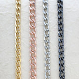 Aluminium Chain | Size : W-9mm H-15mm | Qty : 1mtr | JT-14-43-5