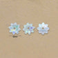 Flower AB Plastic Pearl (1 Hole) | Size : 10mm | Qty : 50pcs | PPB80