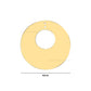 2 Loop Round Matt Finish Metal Art | Size : 40mm | Qty : 100g | MF23