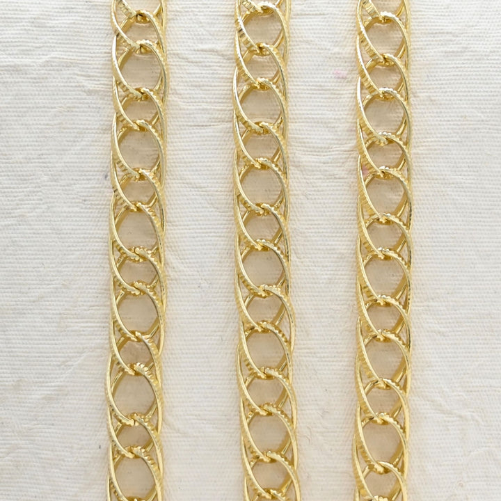 Aluminium Chain | Size : W-13mm H-23mm | Qty : 1mtr | JT-14-43-6